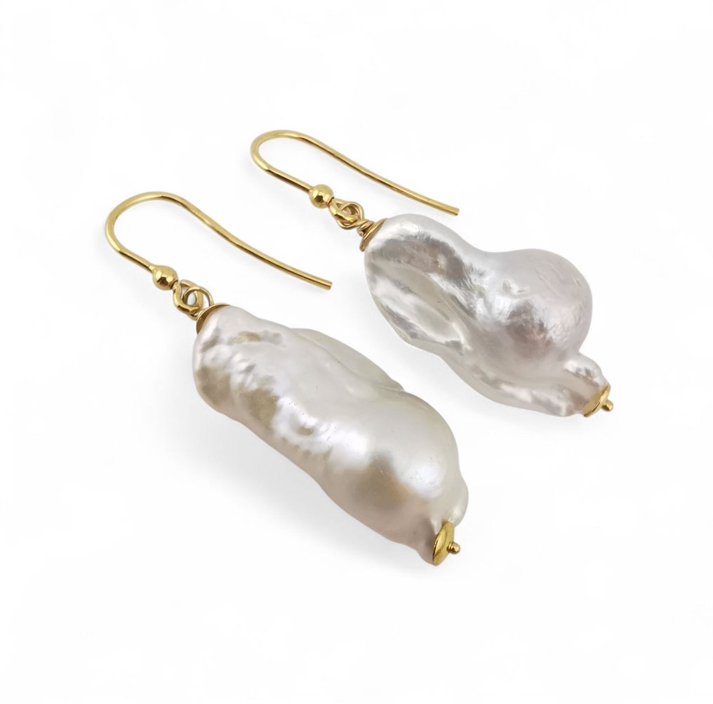 珍珠 - 纯银925 - 耳环 - 意大利制造 #3.2