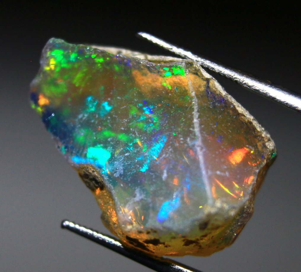 Ct. 25.70 Ethiopian Opals Rough- 5.14 g - (4) #4.3