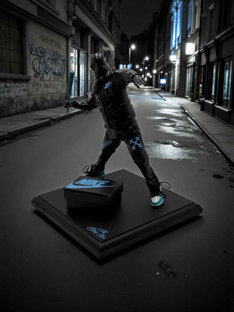 Art Stray-Nos - " Rébellion bleu by Banksy " #1.0