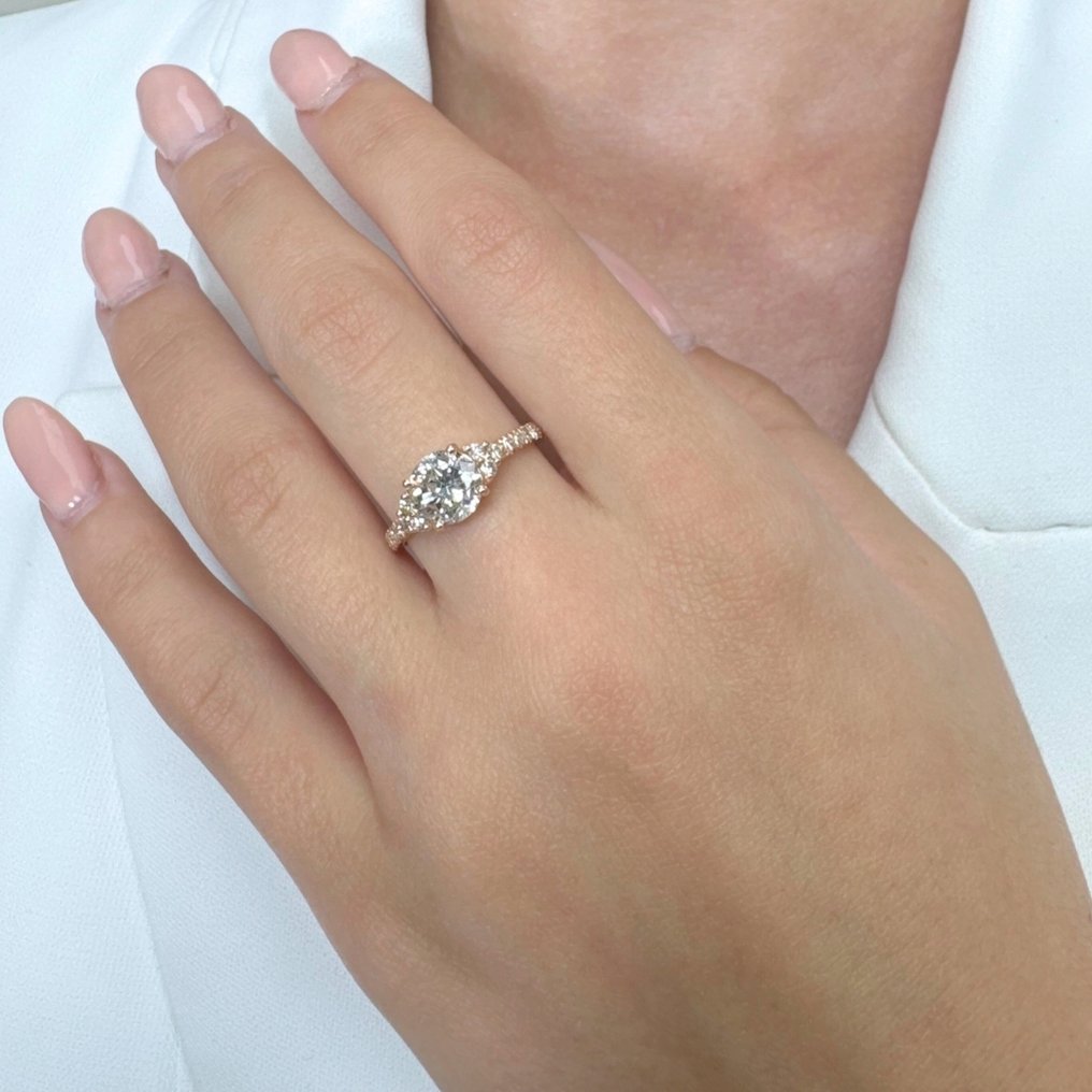 Δαχτυλίδι - 18 καράτια Ροζ χρυσό - 1.86ct. tw. Διαμάντι (Φυσικό) - Διαμάντι #2.1