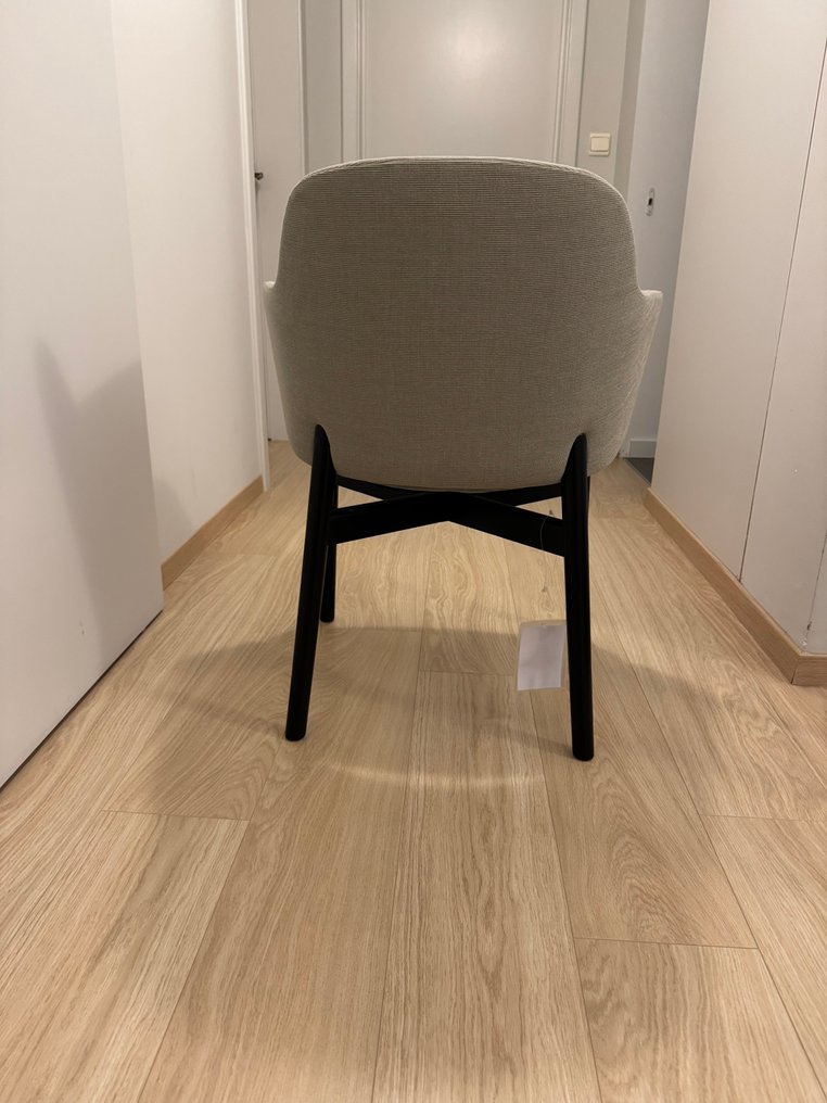 Knoll - Marc Krusin - Καρέκλα - Krusin - Ξύλο, Textile, Χάλυβας #1.0