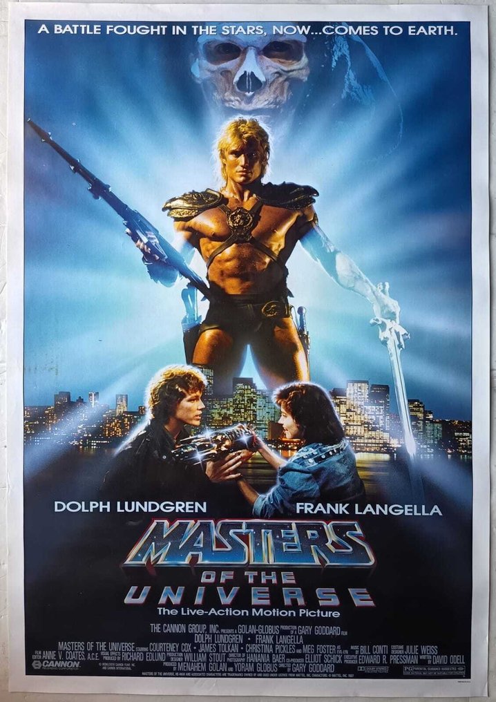 Drew Struzan - Masters of The Universe (MOTU) - Rare !! Original 1987 US Theatrical Release Poster - Style A - MINT - No Reserve #1.0
