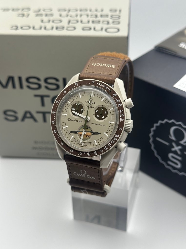 Omega x Swatch - MoonSwatch - Mission to Saturn - Nincs minimálár - SO33T100 - Uniszex - 2020+  #2.1