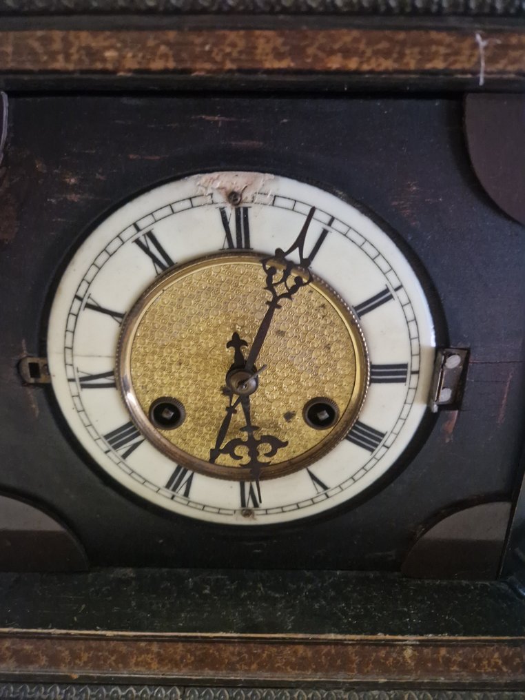 Επιτραπέζιο ρολόι -   Ξύλο, Ορείχαλκος - 1900-1910 #3.2