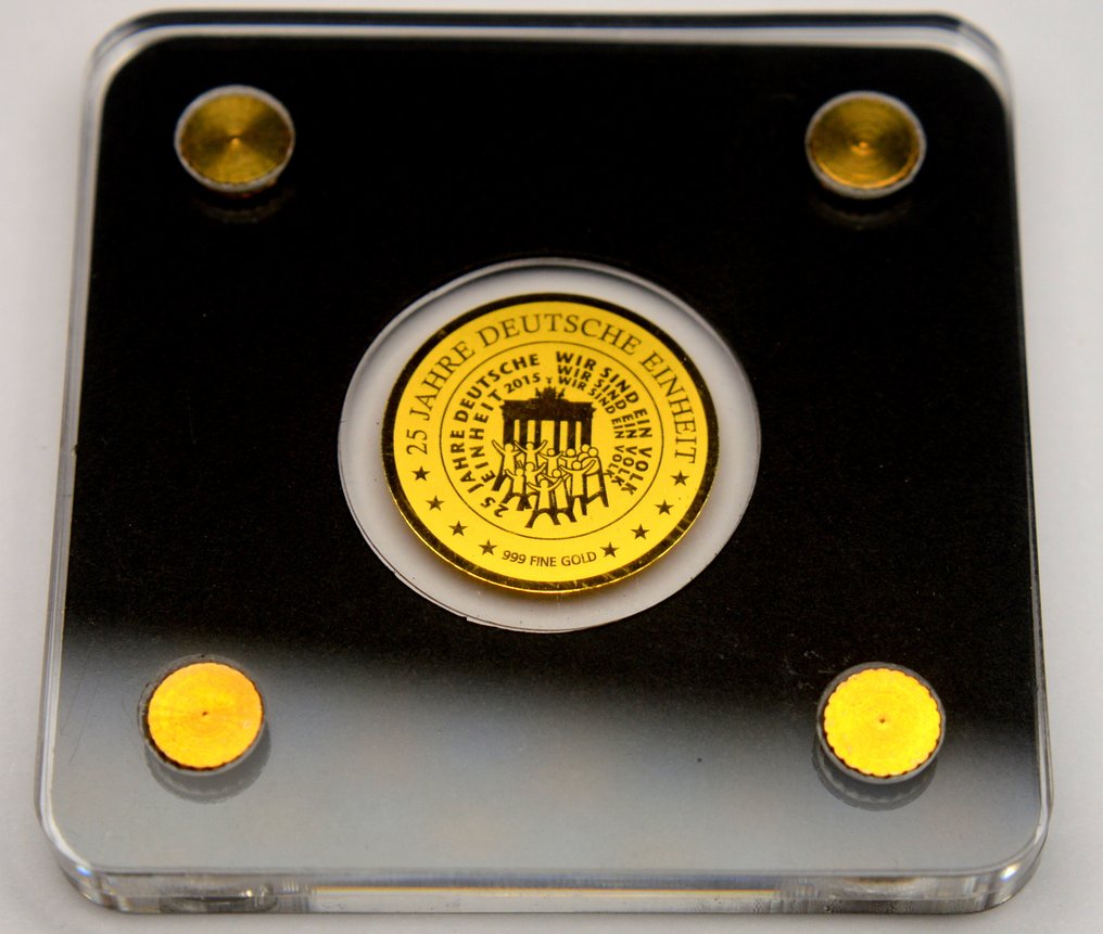 Chad. 3000 Francs 2015 - German Unity - 1/500oz (.999) (No Reserve Price) #2.1