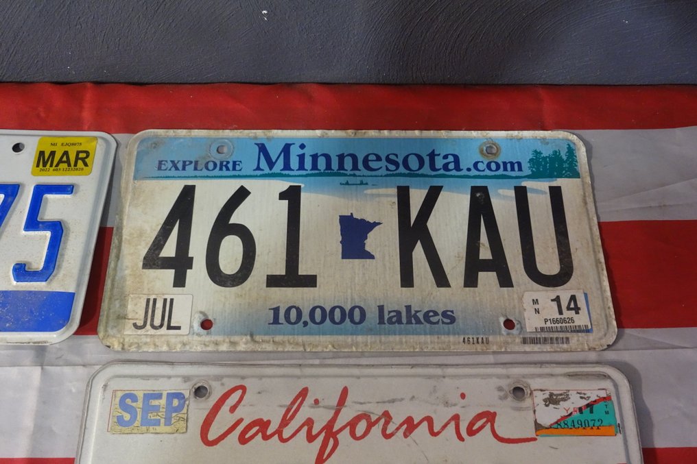 Number plate (10) - USA - Amerikaanse nummerplaten #3.2