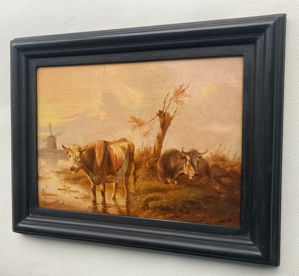 Albertus Verhoesen (1806-1881) - Landschap met koeien #4.3