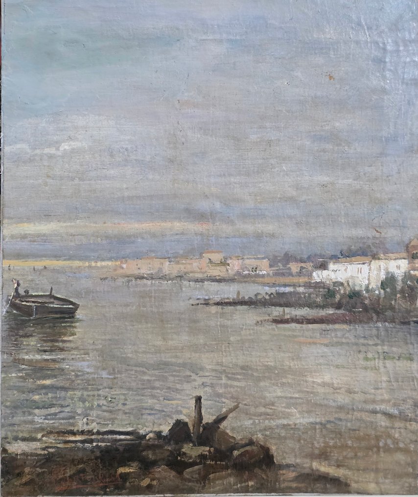 Francesco Sartorelli (1856-1939) - Marina ligure #1.0