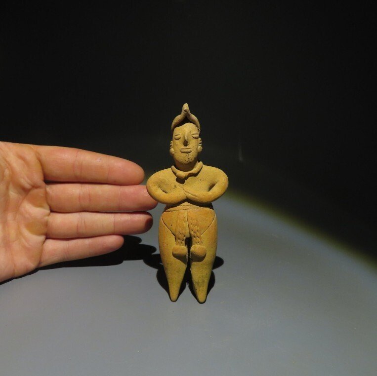 科利马，西墨西哥 Terracotta 科利马，西墨西哥，陶土雕像。公元前200年 - 公元500年，高12.5厘米。西班牙进口许可证。 - 125 mm #4.3