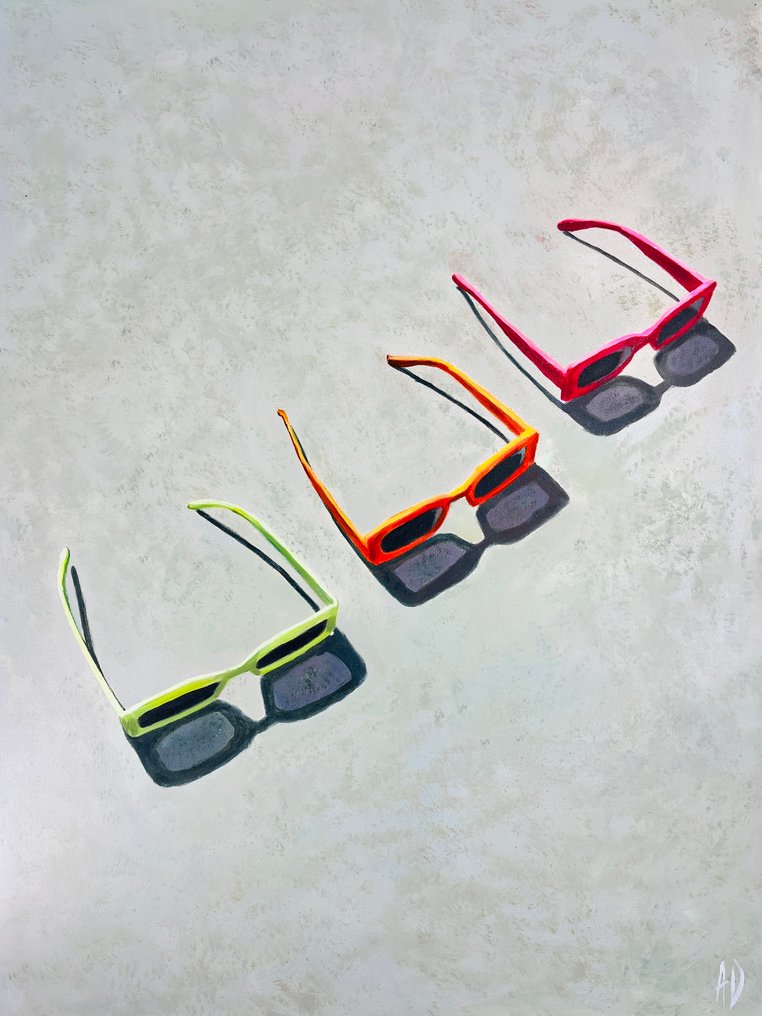 Anne Dias (XX) - (100% Hand-painted) Shadows in Neon #1.0