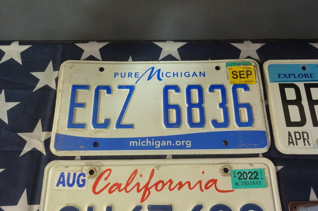 Nummerplade (10) - USA - Amerikaanse nummerplaten #1.0