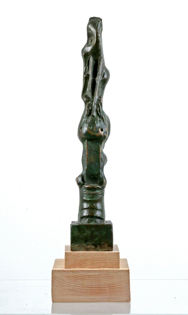 Henry Moore (1898-1986) - 雕刻, Upright Motive: Maquette No. 7, 1955 - 32 cm - 青銅色 - 1955 #3.2