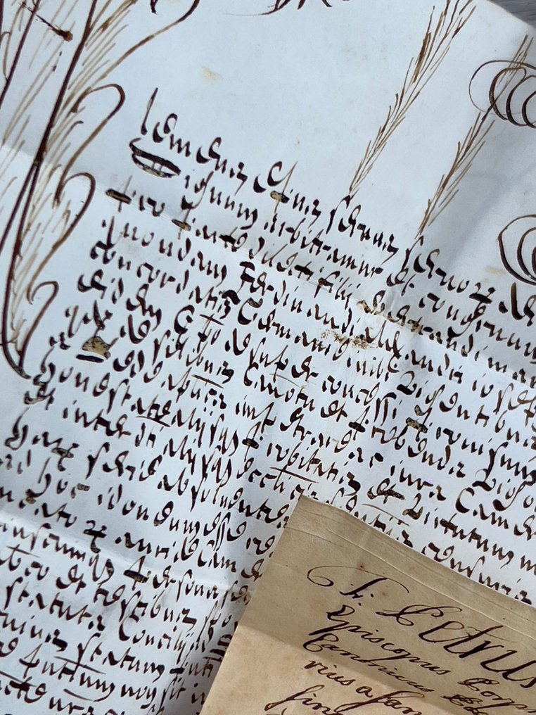 Λειψανοθήκη - Χαρτί - 1700-1750 - Παπική επιστολή #1.0