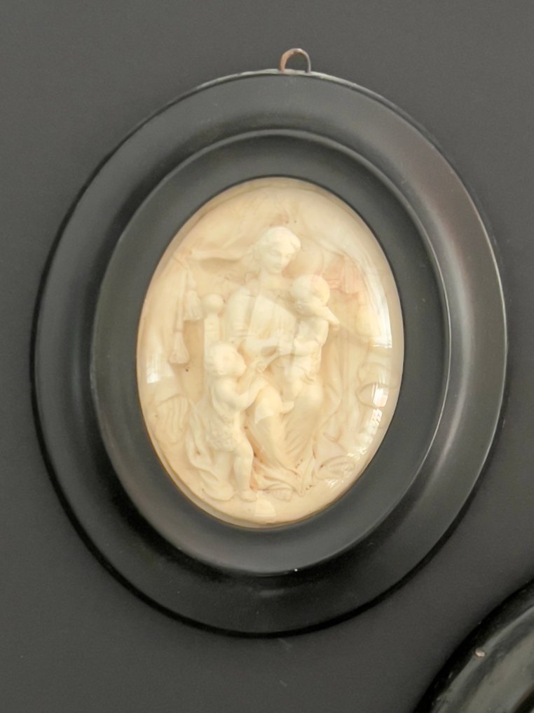 Ανάγλυφο, Ensemble de 5 cadres religieux - 18 cm - Ξύλο, Γυαλί #4.3