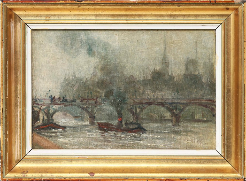 Siebe Johannes Ten Cate (1858-1908) - Paris; View on the Seine #1.0