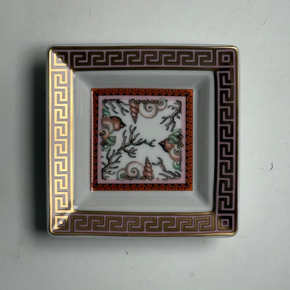 Rosenthal - Versace - 煙灰缸 - Schälchen 8 cm Etoiles de la Mer - 瓷器 - Neu Orginalverpackt #1.0