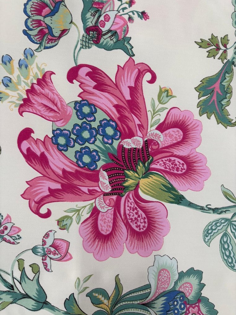 软垫和窗帘布料，奢华棉缎设计，ANANDA粉色 - 室内装潢面料  - 300 cm - 280 cm #2.1