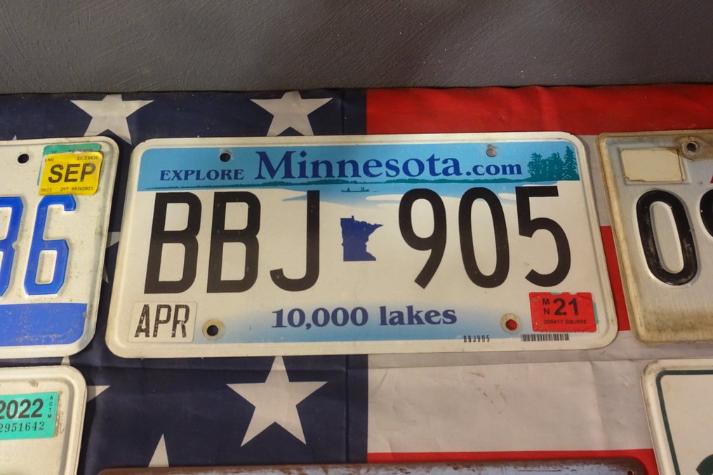 Nummerplade (10) - USA - Amerikaanse nummerplaten #2.1