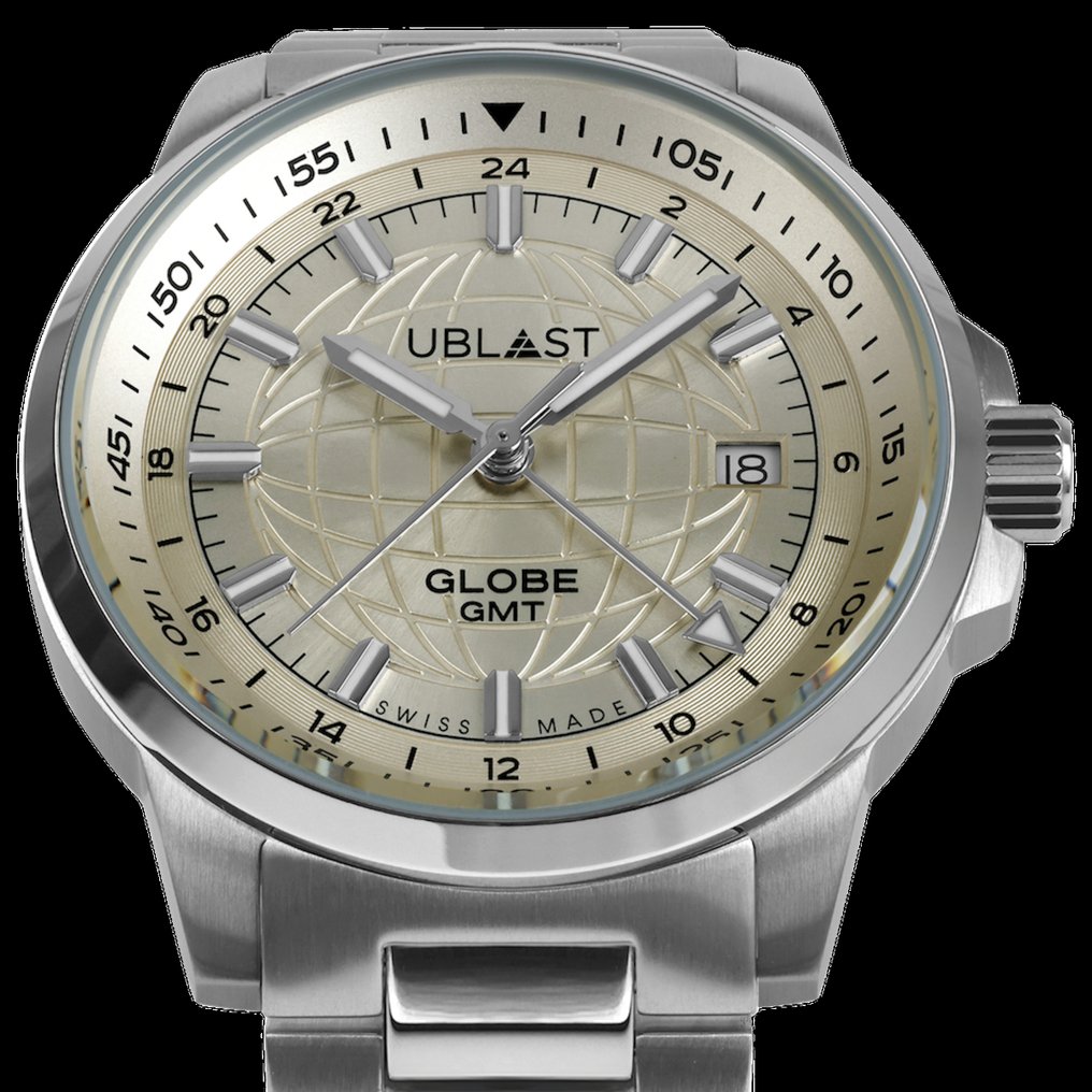 Ublast - Globe GMT - Swiss Made - REF.UBGLO40CHA - Ltd Edition - Férfi - 2025 #3.2