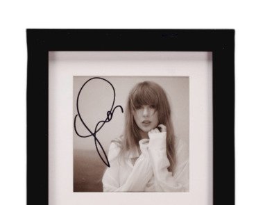 Taylor Swift - Signed Custom Framed "The Tortured Poets Department" CD Album Insert - With COA - CD #1.0