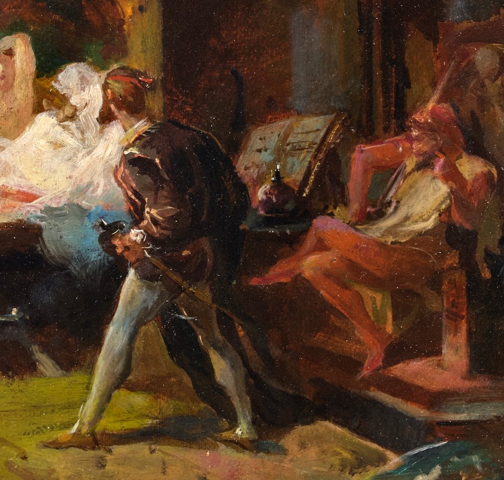 Scuola inglese (XIX) - Scena d’interno #4.3