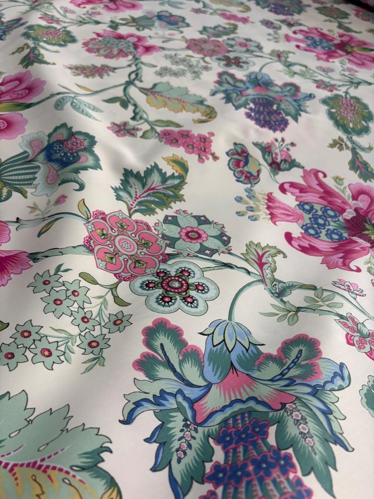 软垫和窗帘布料，奢华棉缎设计，ANANDA粉色 - 室内装潢面料  - 300 cm - 280 cm #3.2