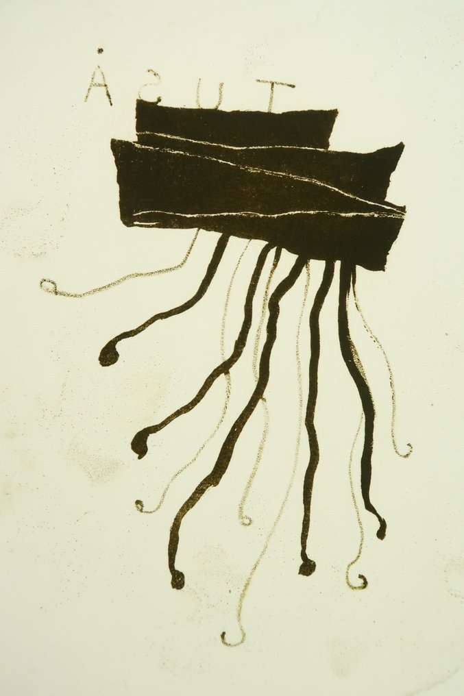 Signed; Richard Texier et Gilbert Lascault - Le Navire-Poulpe. [n°18/27, fully lithographed book] - 1996 #1.0