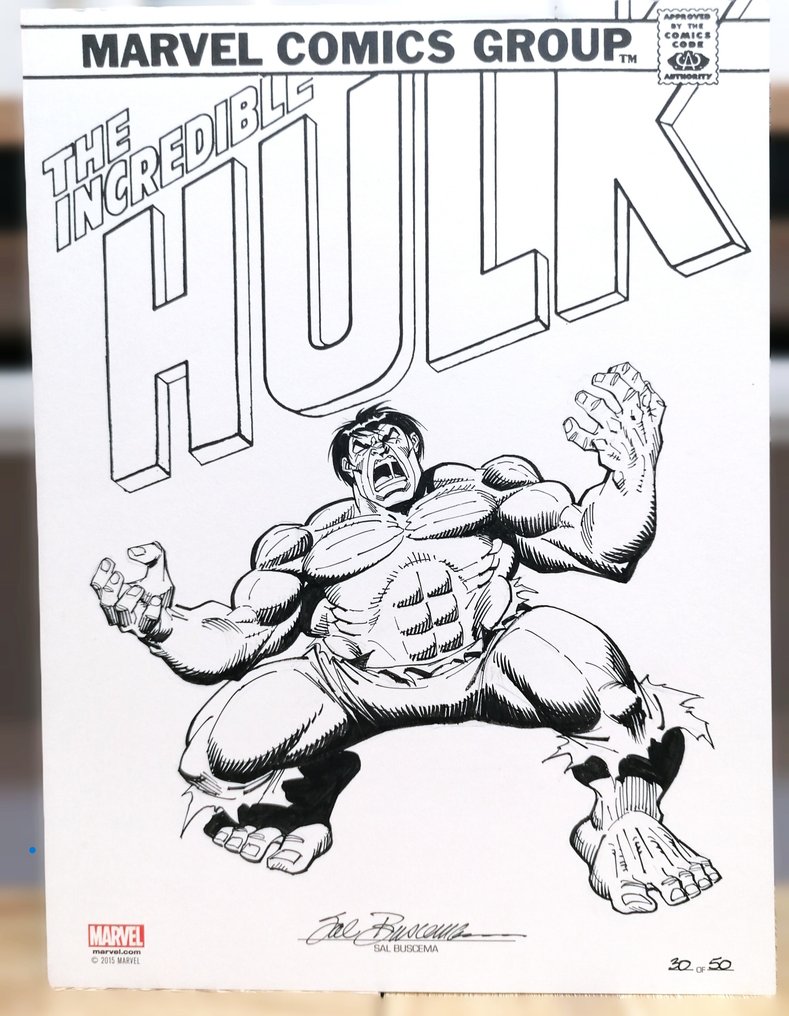 Sal Buscema - IDW The Incredible Hulk HC - Edidión limitada de lujo de 50 copias. - 2015 #1.0