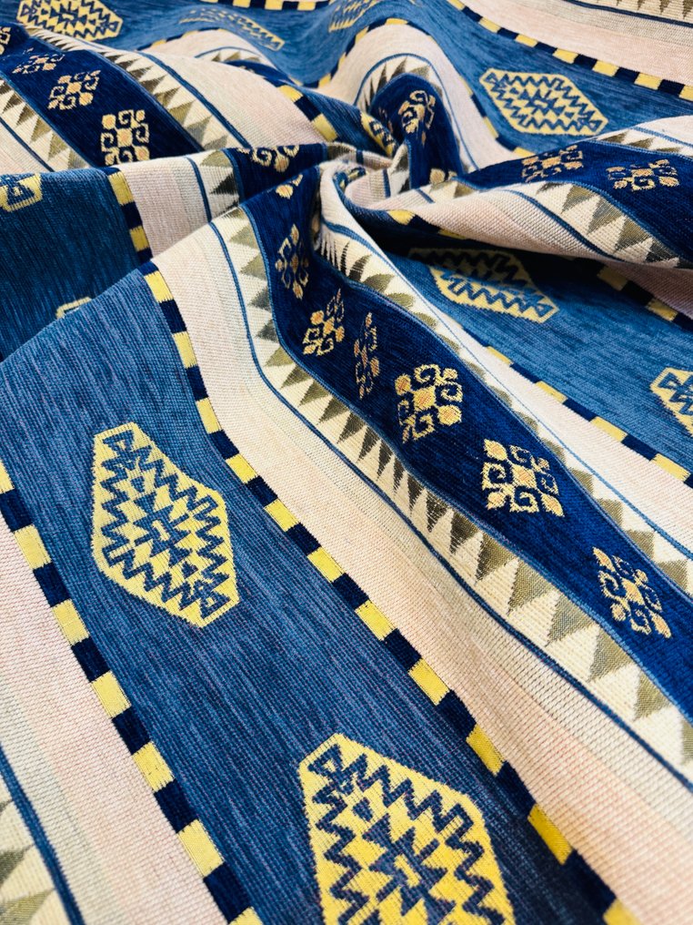 Luksuriøst fløyelsstoff til polstring - Polstringsstoff  - 600 cm - 140 cm #2.1