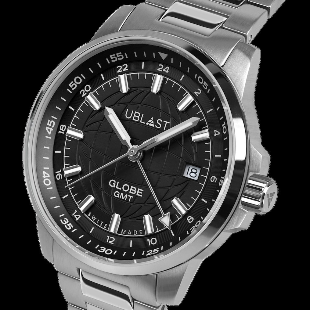Ublast - Globe GMT - Swiss Made - REF.UBGLO40BK - Ltd Edition - Férfi - 2025 #1.0
