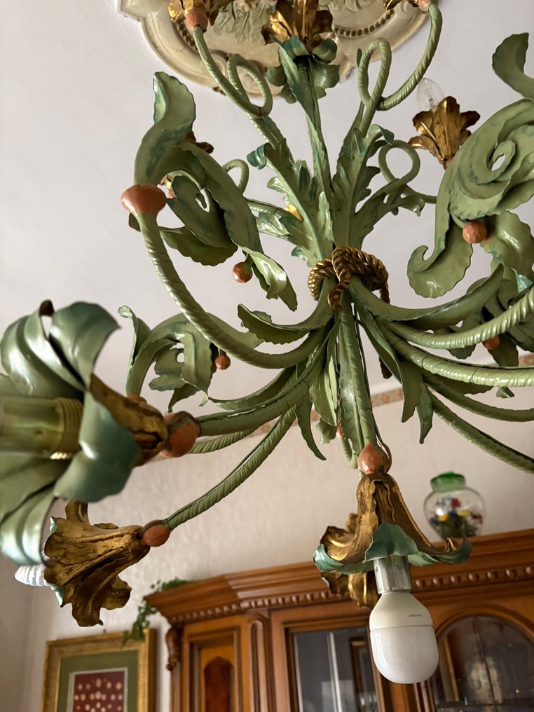 Hanging lamp - Wrought iron - Handmade #2.1