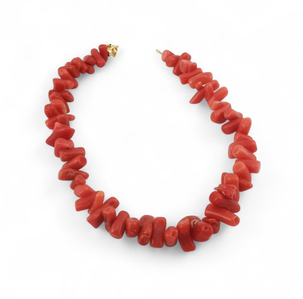 Coral - Silver - Bracelet - handmade craftsmanship #2.1