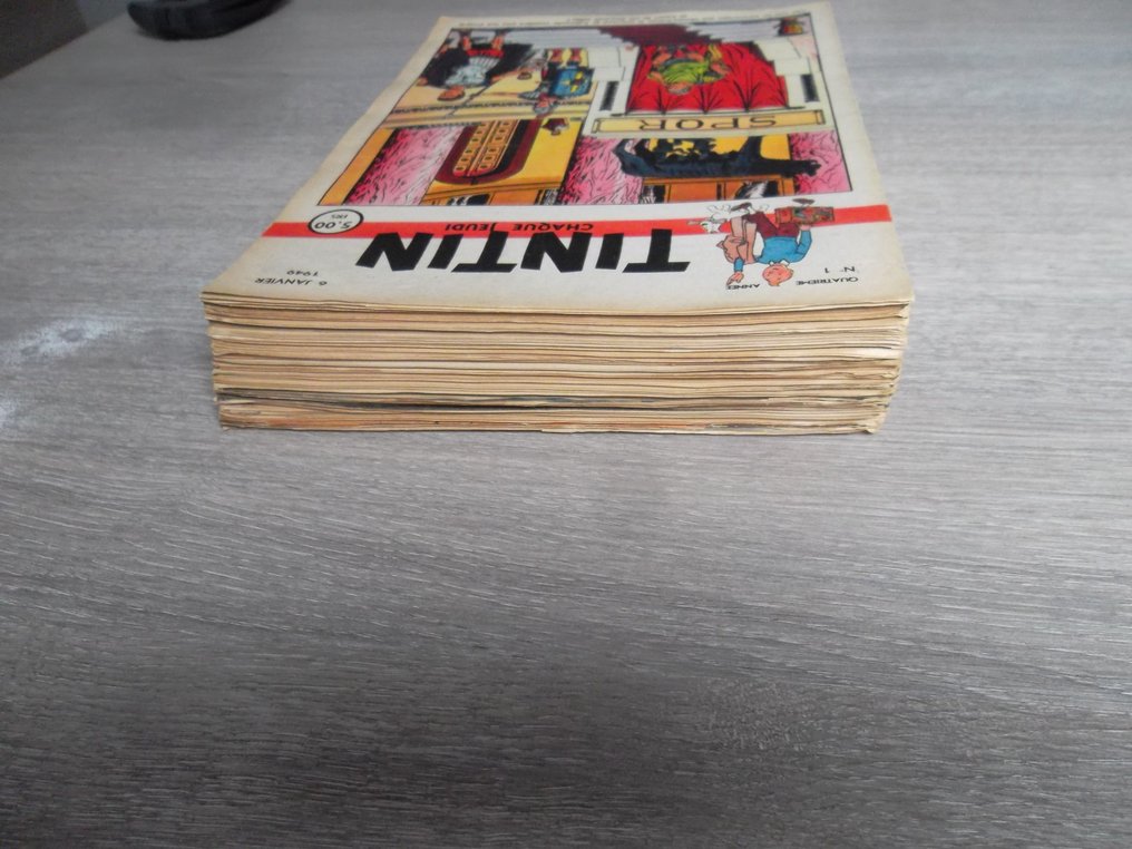 Tintin (magazine) N°1 A N° 52 - 52 Magazines - First Belgian edition - 1949/1949 #3.2