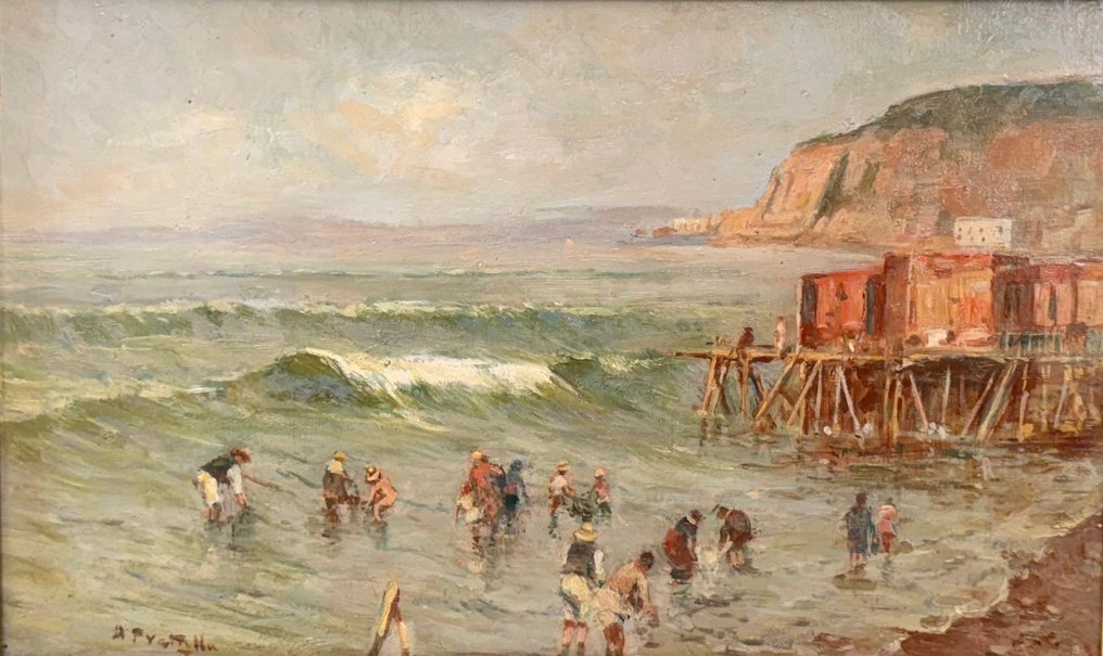 Attilio Pratella (1856–1949) - Pesca con le reti #1.0