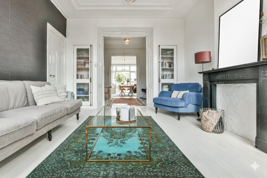 Turquoise κλασικό - Χαλί - 275 cm - 175 cm - √ Χειροποίητο √ Πιστοποιητικό #2.1