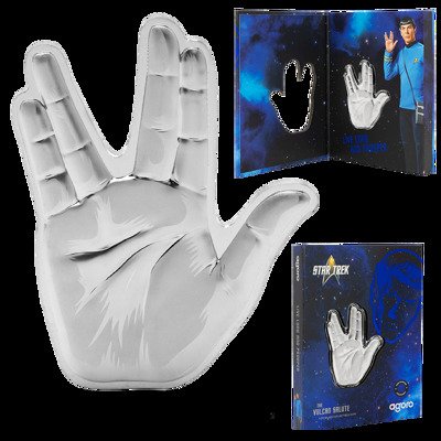 Niue. 2 Dollars 2025 Star Trek™ - Vulkanischer Gruß, 1 Oz (.999) #2.1