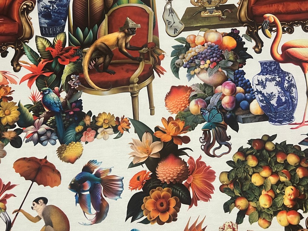 Esplosione di Colori: Tappezzeria in Cotone con Design Eclettico - Tessuto per tappezzeria - 500 cm - 140 cm #2.1