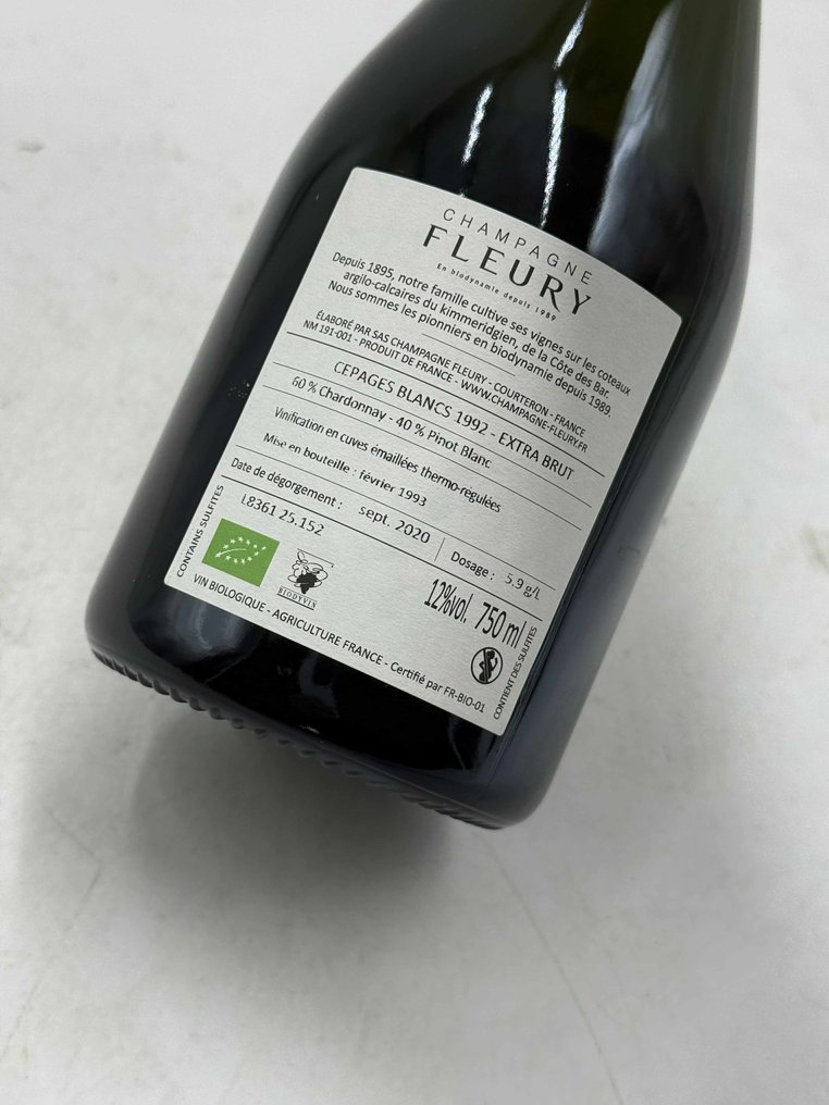 1992 Fleury, Cépages Blancs - Σαμπάνια Extra Brut - 1 Bottles (0.75L) #2.1