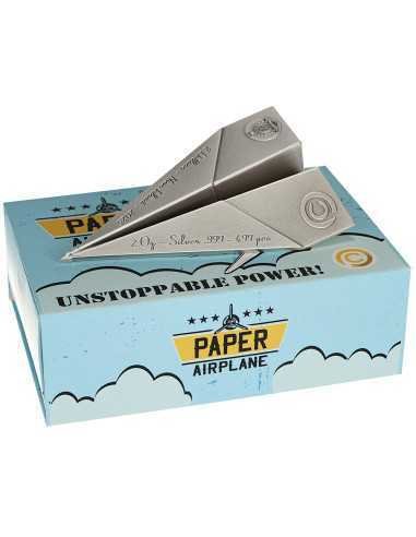Niue. 2 Dollars 2025 2 oz Silver Paper Airplane-Shaped #2.1