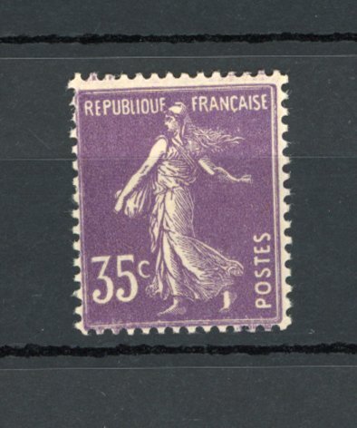 Frankrijk 1906 - Cote 700€, Semeuse cijfer dun violet - Yvert n°136a #1.0