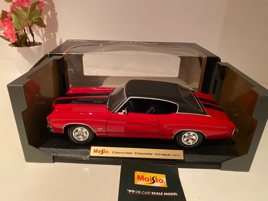 Maisto 1:18 - Machetă mașină - 1971 Chevrolet Chevelle SS454 - Ediție specială #2.1
