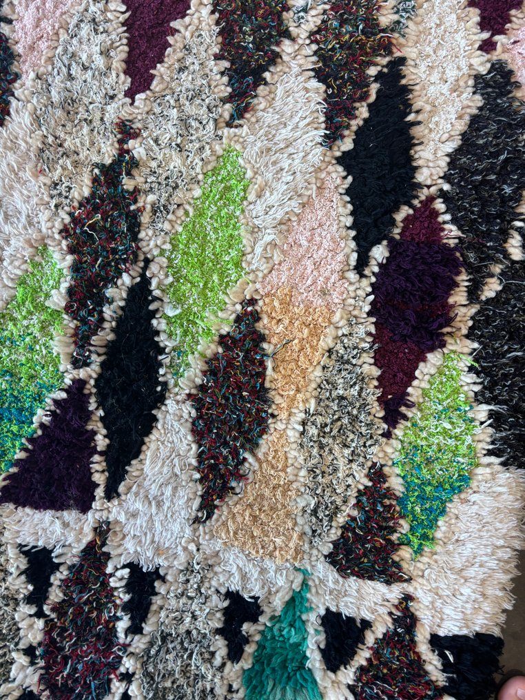 摩洛哥地毯，波希米亚风格装饰，小型复古贝尔贝尔地毯——手工织羊毛——正宗摩洛哥工艺 - 地毯 - 180 cm - 80 cm - 手工编织的羊毛地毯 #1.0