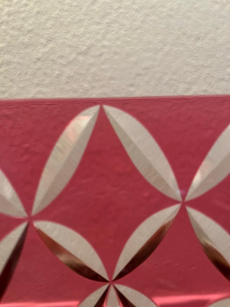 Val Saint Lambert - Vase  - Crystal - Ruby red vase #2.1