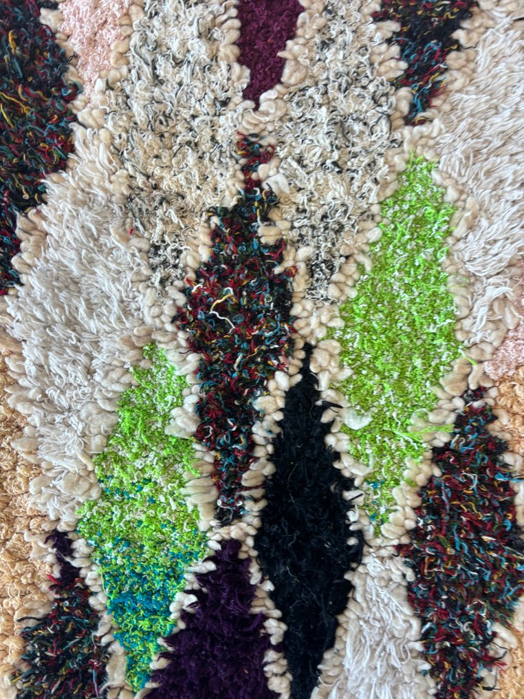 摩洛哥地毯，波希米亚风格装饰，小型复古贝尔贝尔地毯——手工织羊毛——正宗摩洛哥工艺 - 地毯 - 180 cm - 80 cm - 手工编织的羊毛地毯 #3.2