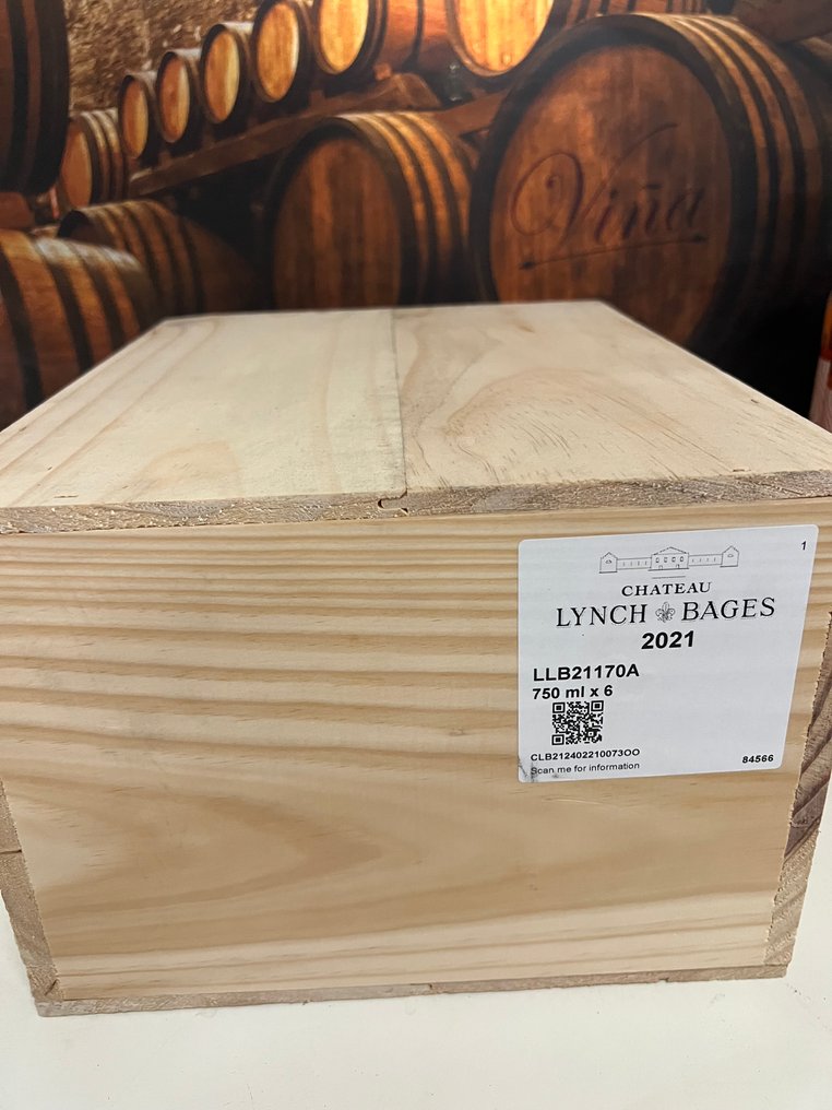 2021 Chateau Lynch Bages - Pauillac Grand Cru Classé - 6 Bottles (0.75L) #1.0