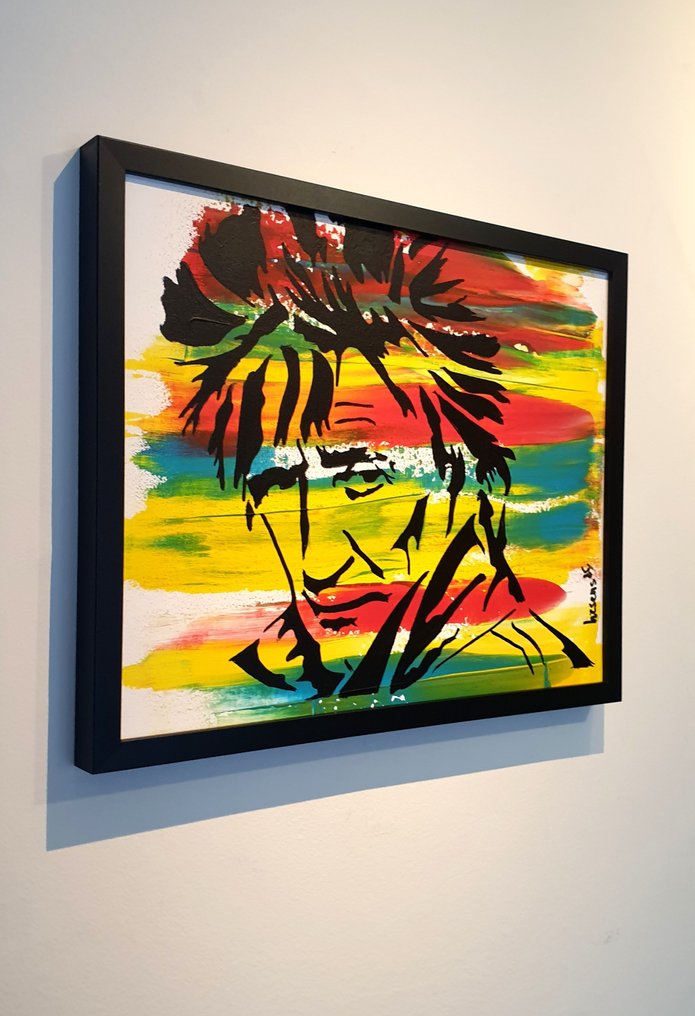 Liesens - Rod Steward ( handpainted on canvas) #4.3