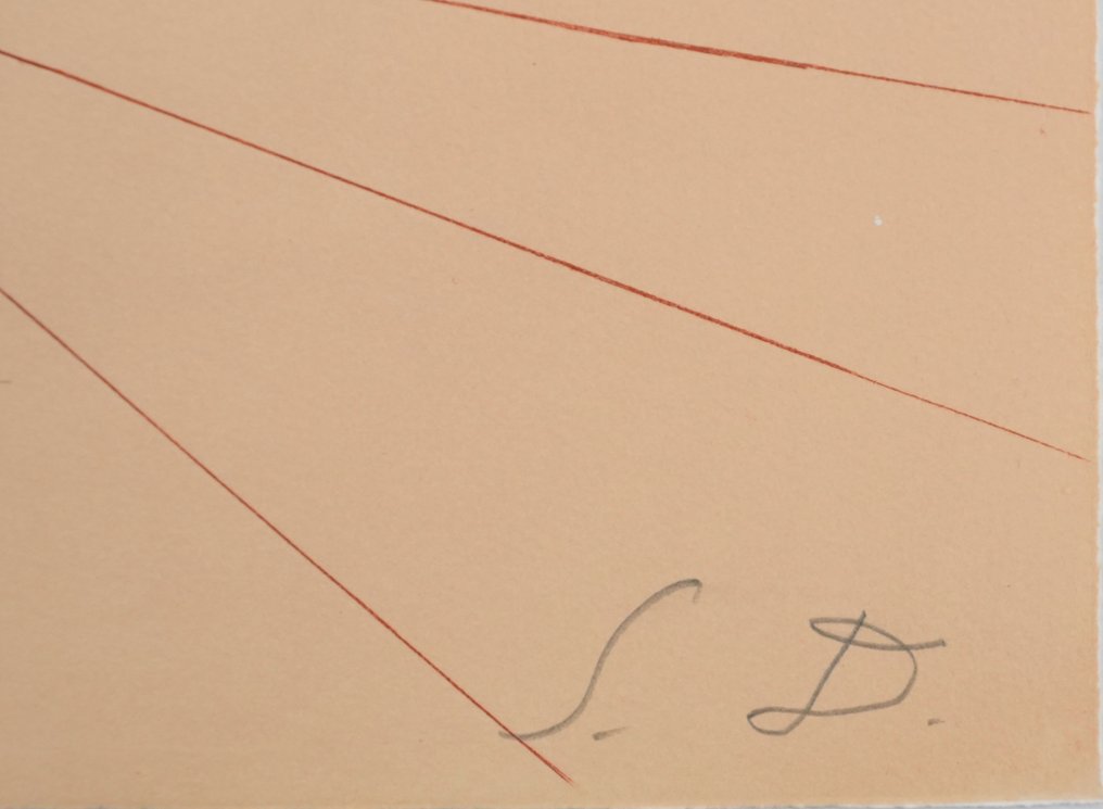 Salvador Dali (1904-1989) - Paysage ibérique : Rêve surréaliste #1.0