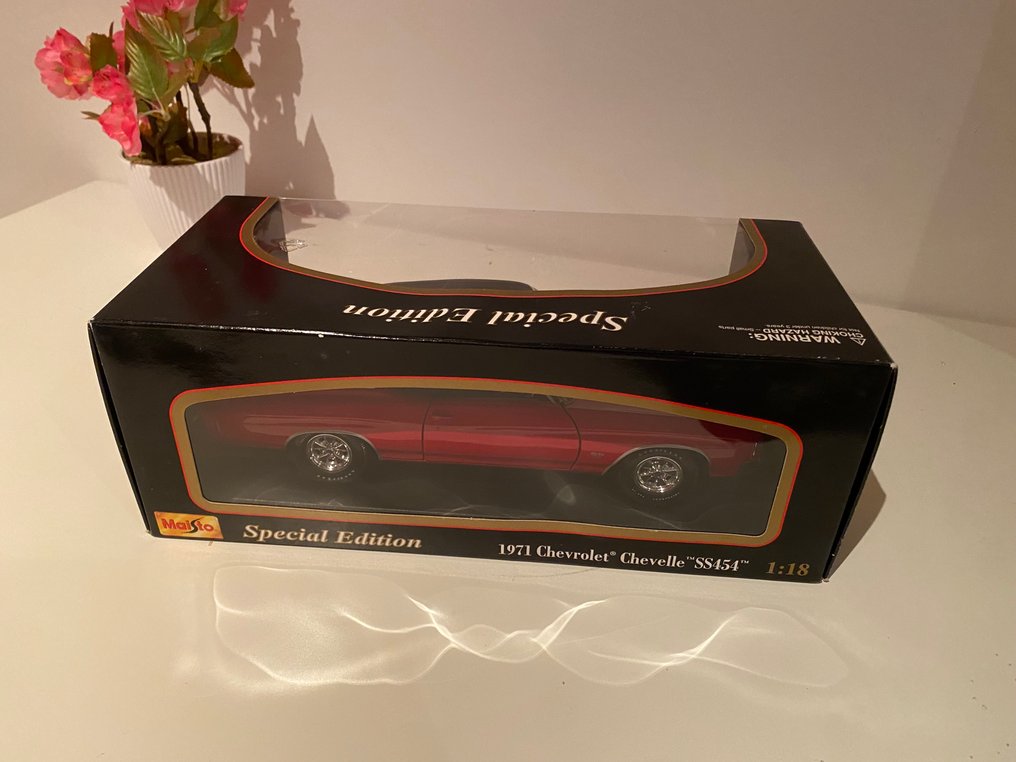 Maisto 1:18 - Machetă mașină - 1971 Chevrolet Chevelle SS454 - Ediție specială #3.2