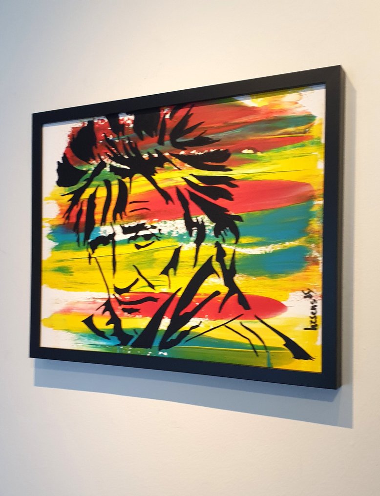 Liesens - Rod Steward ( handpainted on canvas) #3.2