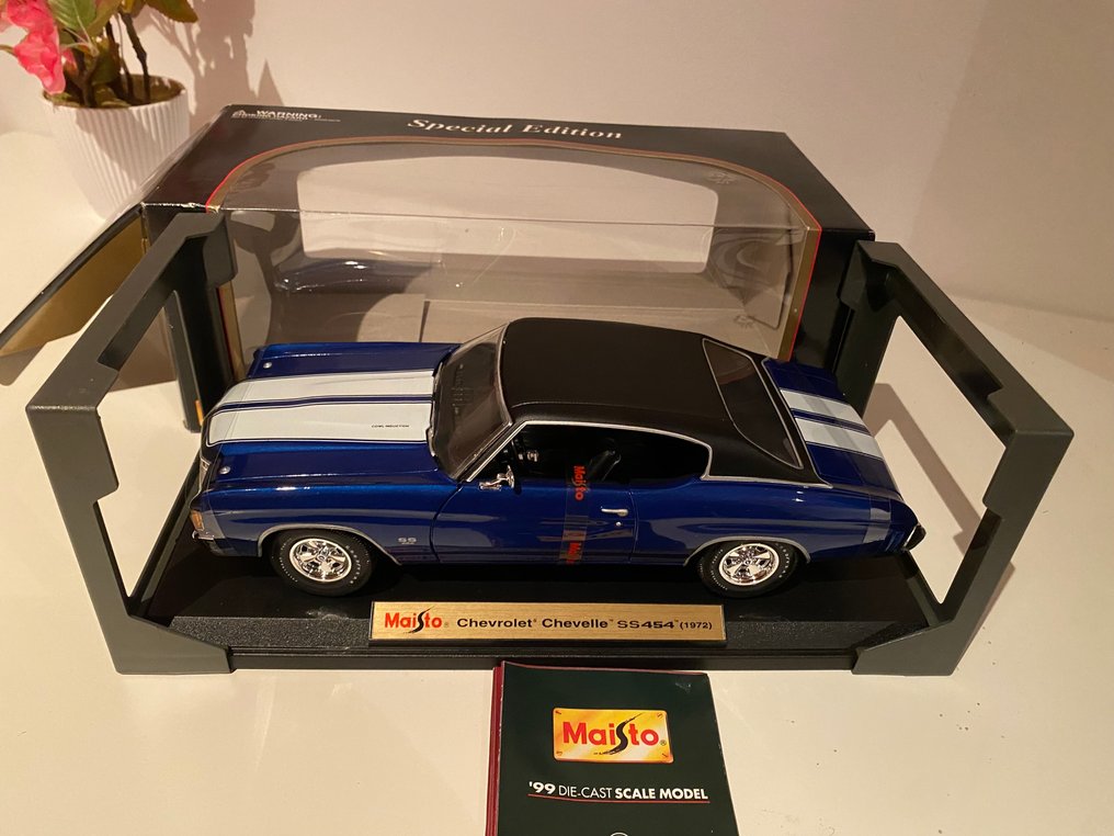 Maisto 1:18 - Αυτοκίνητο μοντελισμού - 1972 Chevrolet Chevelle SS454 - Ειδική έκδοση #1.0